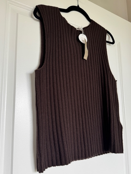J. Crew Sweaters - NWT J. CREW Women's Wide-rib cashmere sweater shell heather chocolate XL *NOTE*